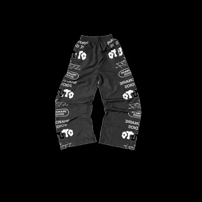 Billionaire Studio Logo Track Pants Black