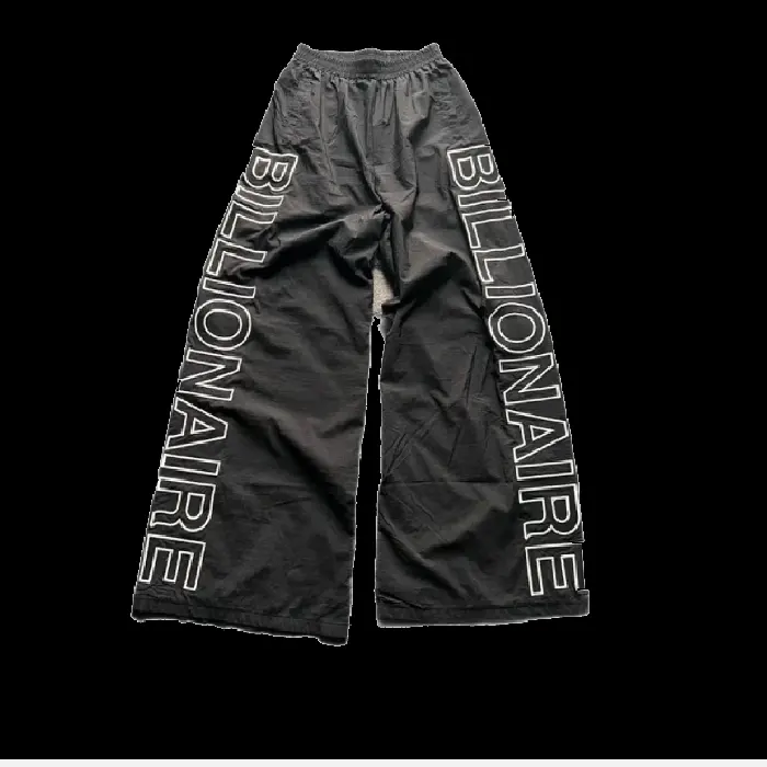 Billionaire Studio Nylon Track Pants Black (1)