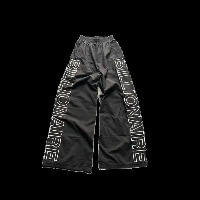 Billionaire Studio Nylon Track Pants Black