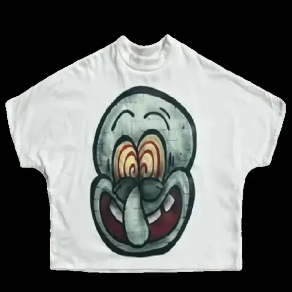 Billionaire Studios Big Nose Face Logo Tee White
