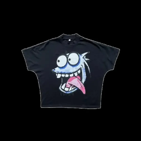Billionaire Studios Blue Dog Logo Tee White (2)