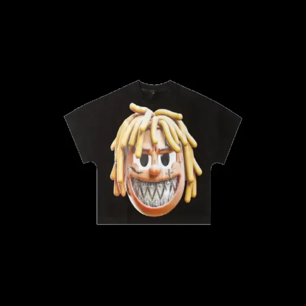 Billionaire Studios Head Print Short Sleeve Tee Off Black