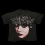 New PrBillionaire Studios Cute Girl Face Logo Tee Blackoject